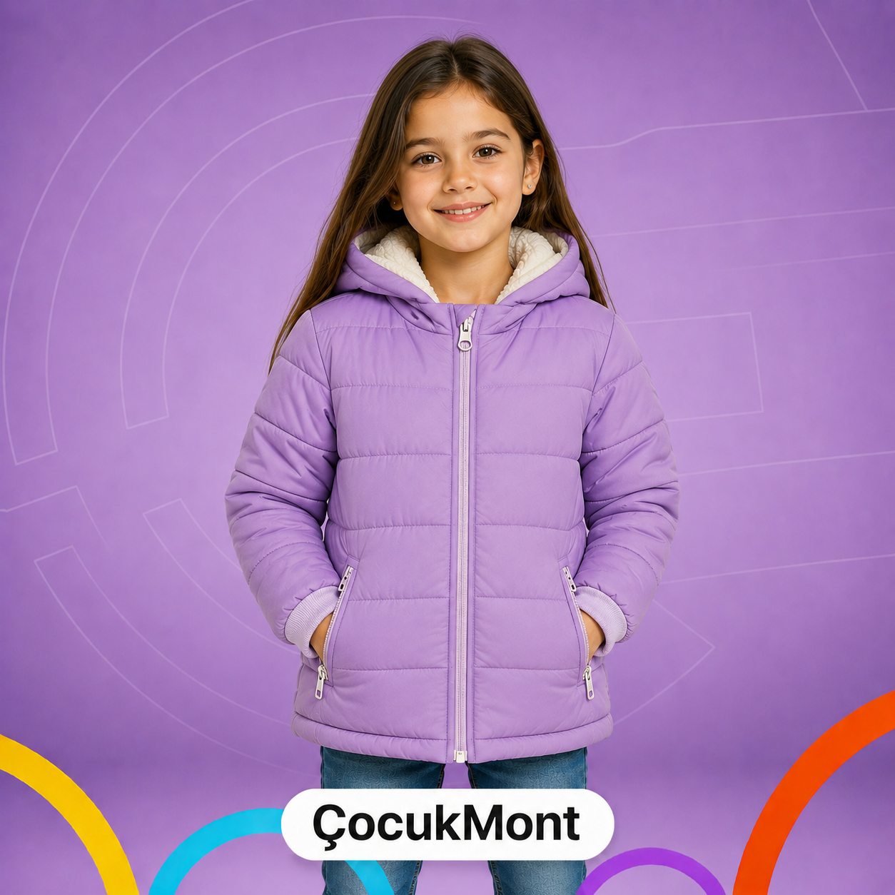 TOPTAN ÇOCUK MONTU 6-15 YAŞ KIZ ÇOCUK